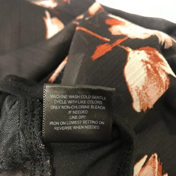 NWOT Ash & Violet Floral Chiffon Bodysuit S - Picture 5 of 5